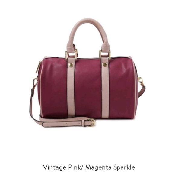 🎉Host Pick🎉 Pink Barrel Handbag With Strap - Picture 5 of 6